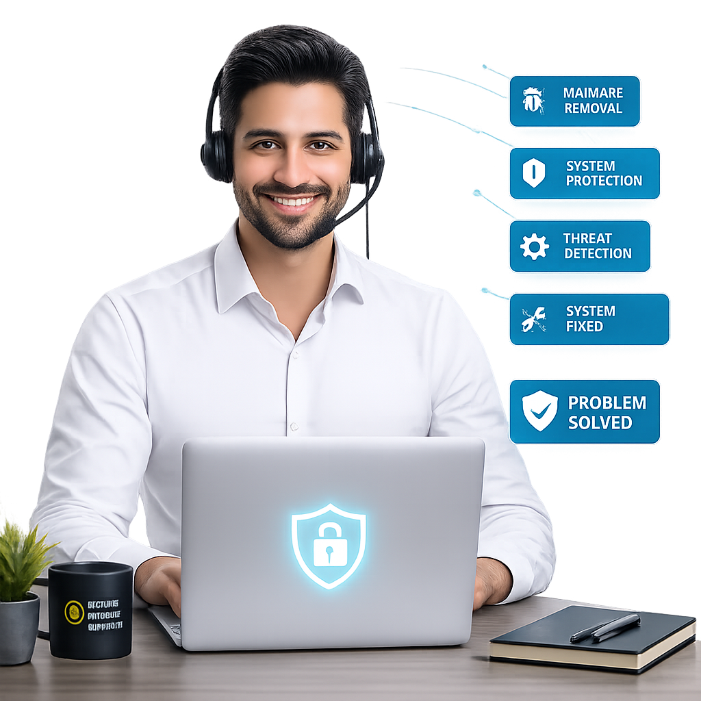 Cybersecurity expert with service